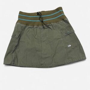 Vintage 2000s North Face Skirt Womens M Camo Green Mini Skirt Utility Gorpcore